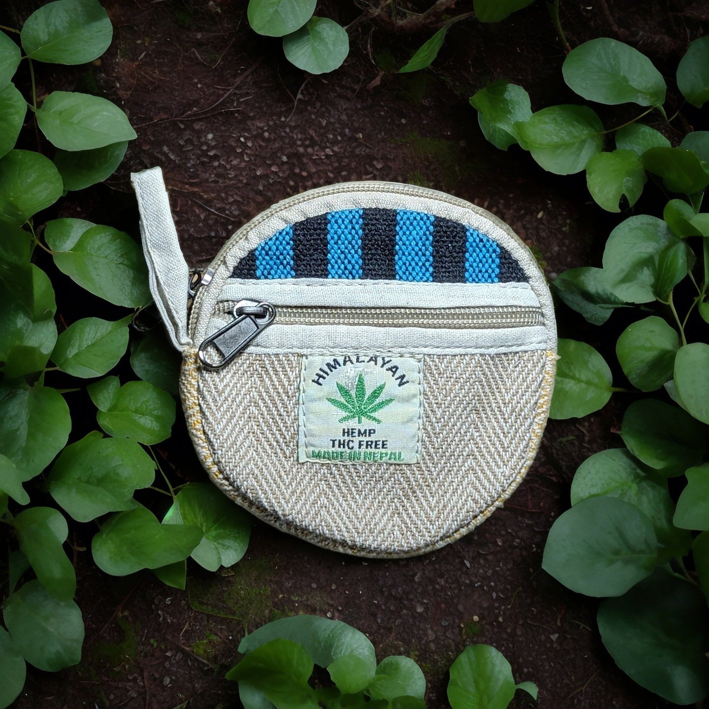 Eco-Friendly Hemp Wallet - Handcrafted in Nepal, Assorted Colors, Durable Money Holder, Unique Vegan Gift